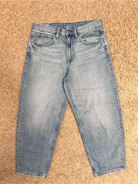GAP High Rise Barrel Jean Medium Wash Women’s 28 / 6P